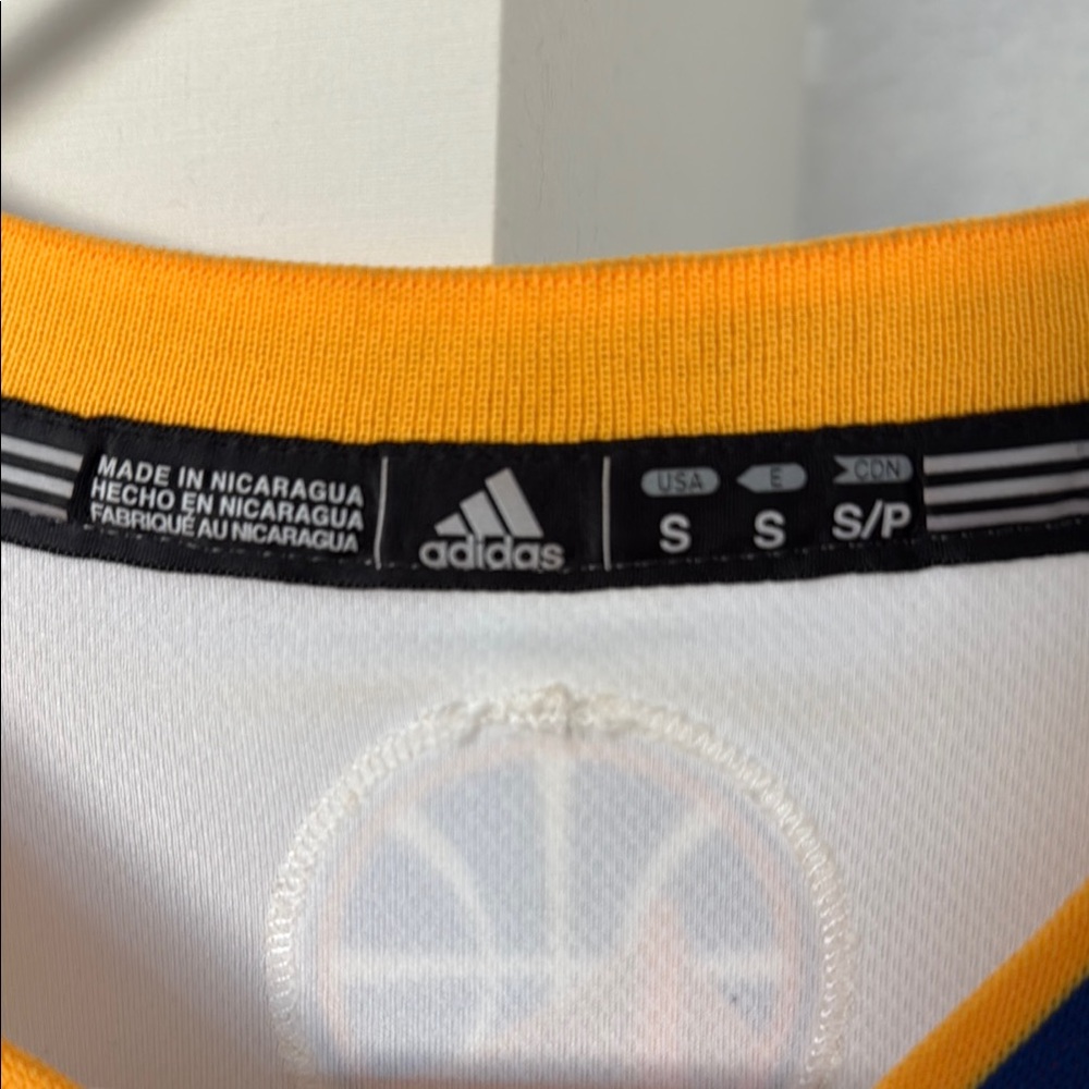 Authentic Adidas Golden State Warriors Stephen Curry Sleeve Jersey Jersey - Picture 4 of 4